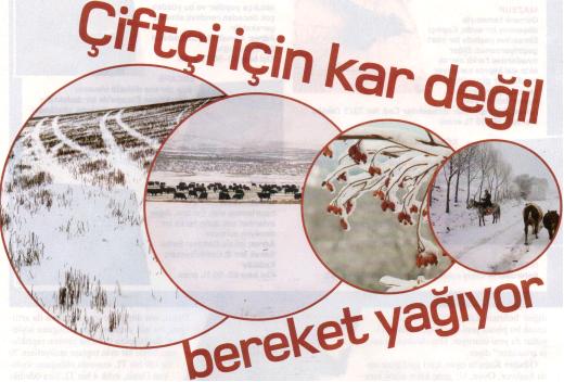 ciftci icin kar