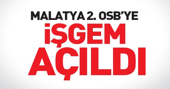 Malatya 2’nci OSB İş Geliştirme Merkezi