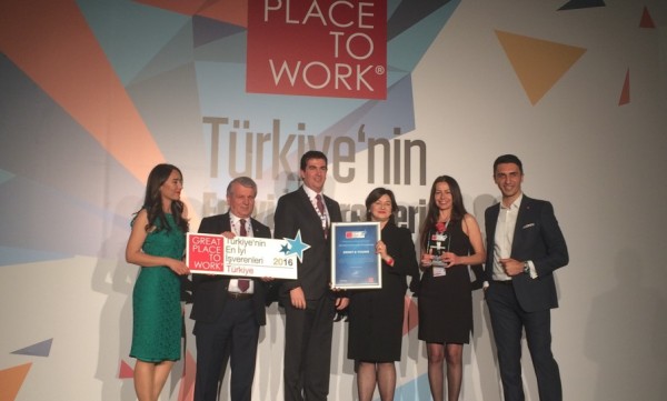 EY Türkiye, Great Place To Work Ödülünü Kazandı